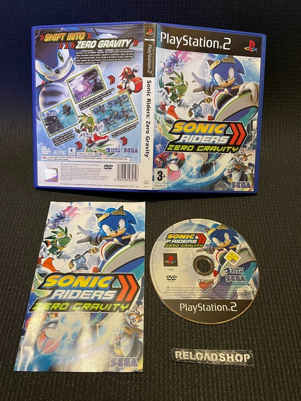 Sonic Riders Zero Gravity - Nordic PS2 (käytetty) CiB