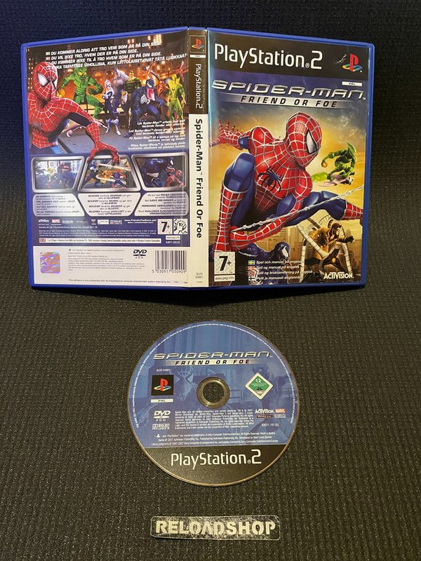 Spider-Man Friend or Foe PS2 (käytetty)