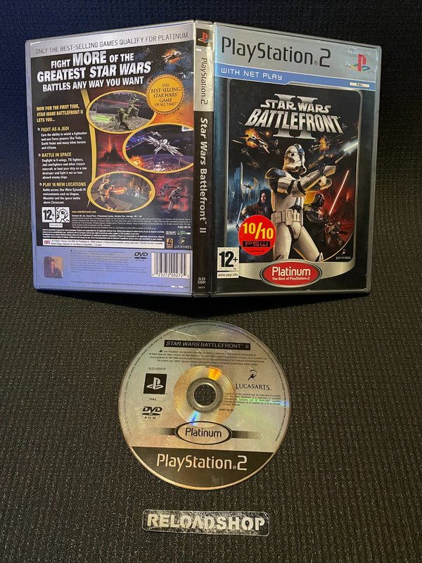 Star Wars Battlefront II Platinum PS2 (käytetty)
