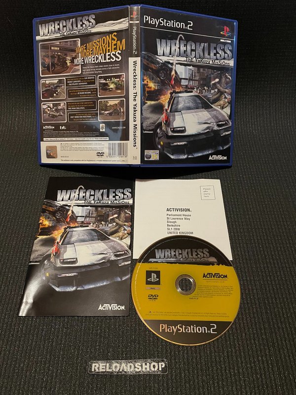 Wreckless The Yakuza Missions PS2 (käytetty) CiB
