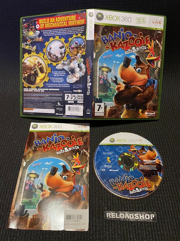 Banjo Kazooie Nuts & Bolts Xbox 360 (käytetty) CiB