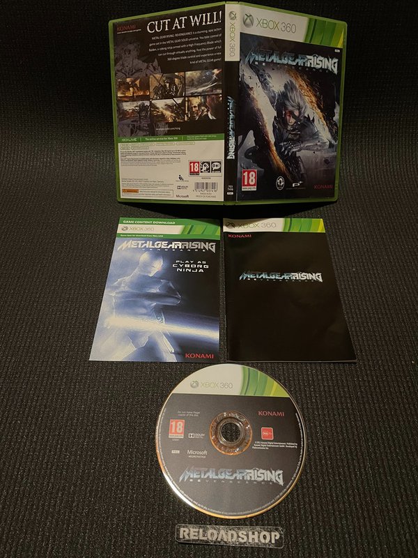 Metal Gear Rising Revengeance Xbox 360 (käytetty) CiB