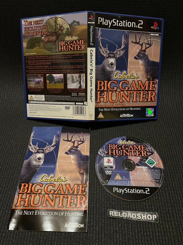 Cabela's Big Game Hunter PS2 (käytetty) CiB