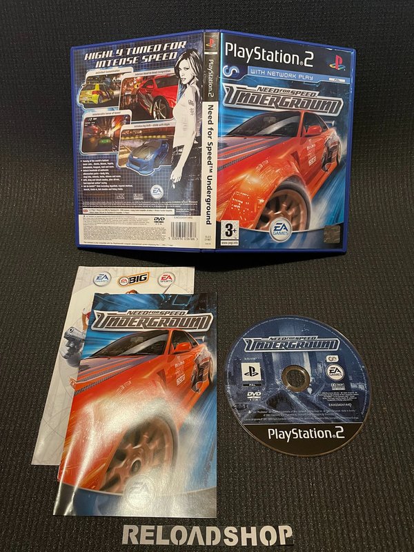 Need for Speed Underground PS2 (käytetty) CiB