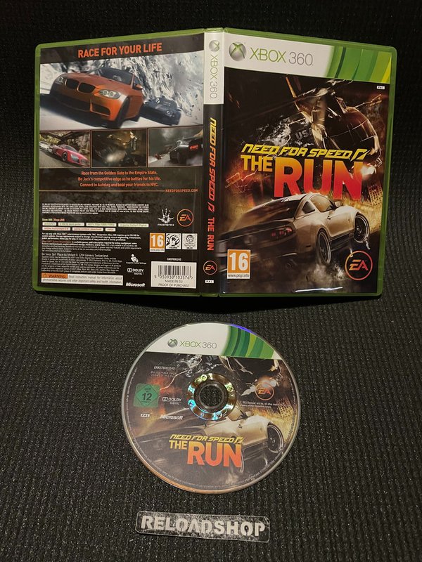 Need for Speed The Run Xbox 360 (käytetty)