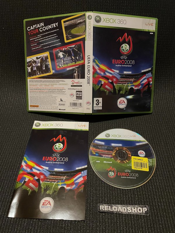 UEFA Euro 2008 Xbox 360 (käytetty) CiB