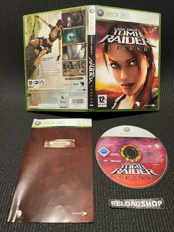Lara Croft Tomb Raider Legend  Xbox 360 (käytetty) CiB