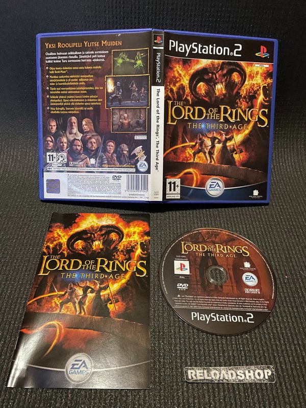 The Lord of the Rings The Third Age - FIN PS2 (käytetty) CIB