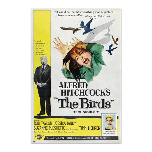 ALFRED HITCHCOCK'S THE BIRDS MAXI JULISTE (61×91.5cm)