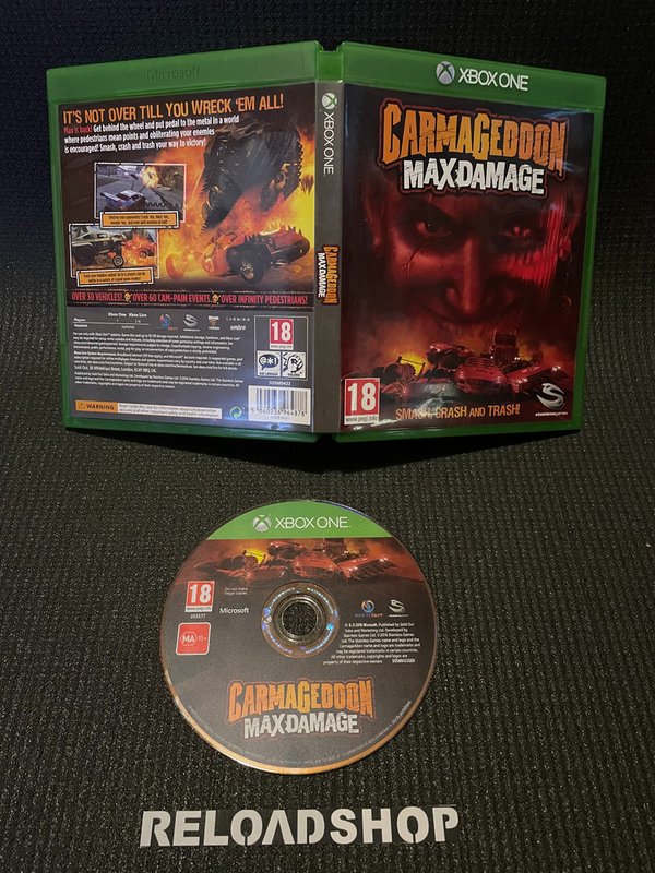Carmageddon Max Damage Xbox One (käytetty)
