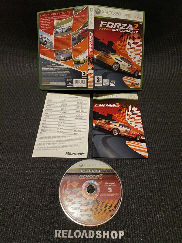 Forza Motorsport 2 Xbox 360 (käytetty) CiB