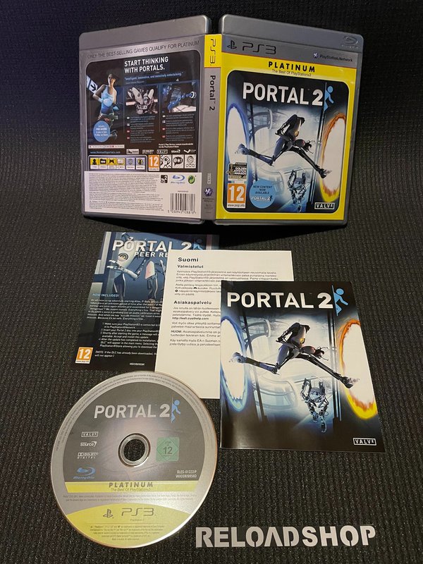 Portal 2 Platinum - Nordic PS3 (käytetty) CiB