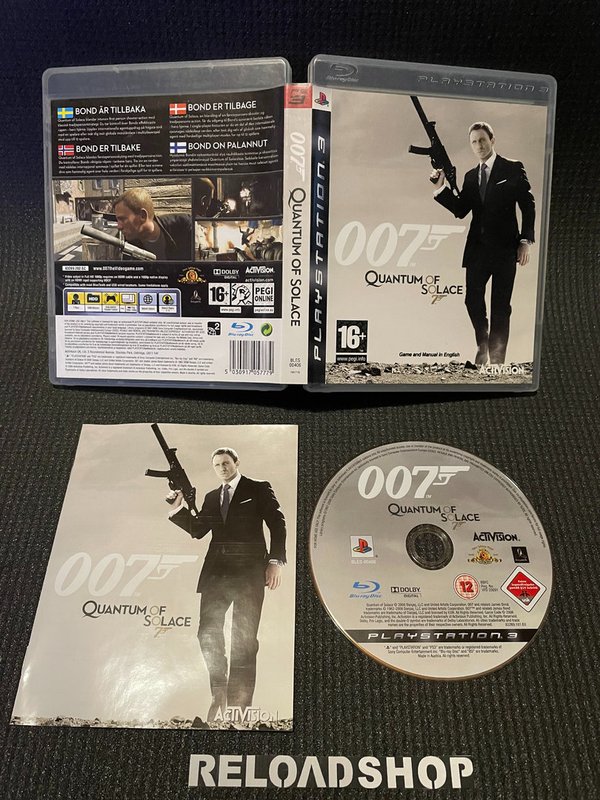 007 Quantum of Solace - Nordic PS3 (käytetty) CiB