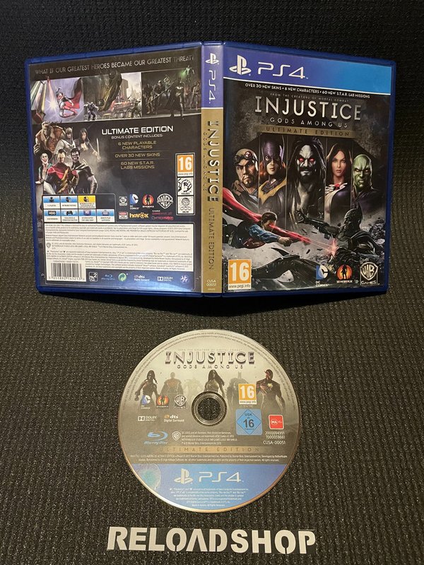 Injustice Gods Among Us Ultimate Edition PS4 (käytetty)