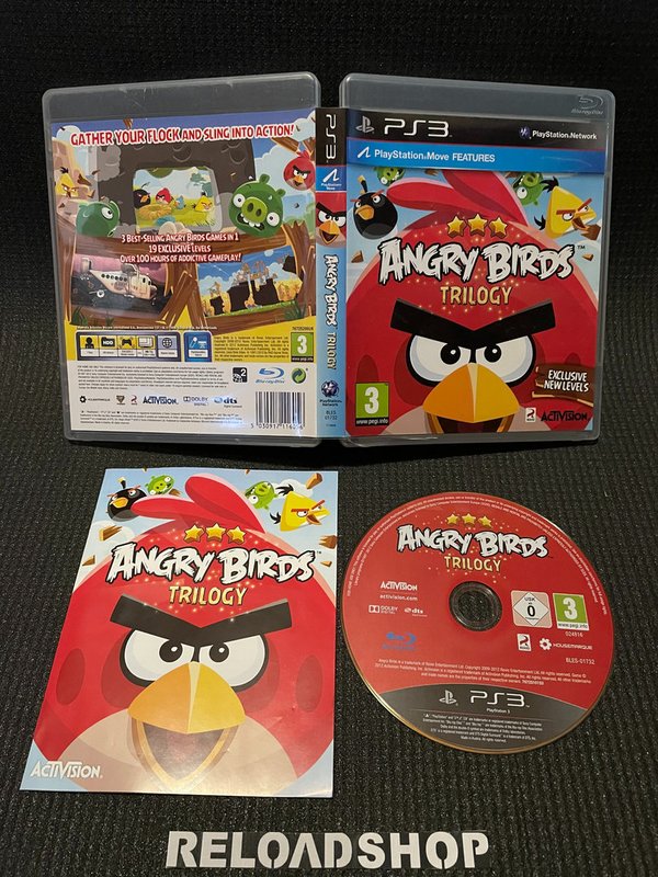 Angry Birds Trilogy PS3 (käytetty) CiB