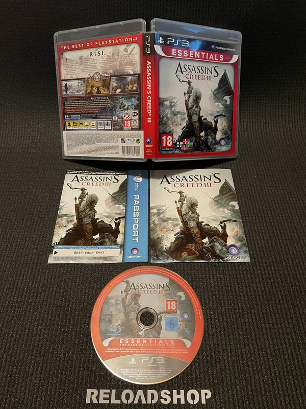 Assassin's Creed III Essentials - Nordic PS3 (käytetty) CiB