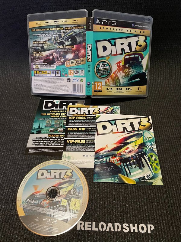 DIRT 3 - Complete Edition PS3 (käytetty) CiB