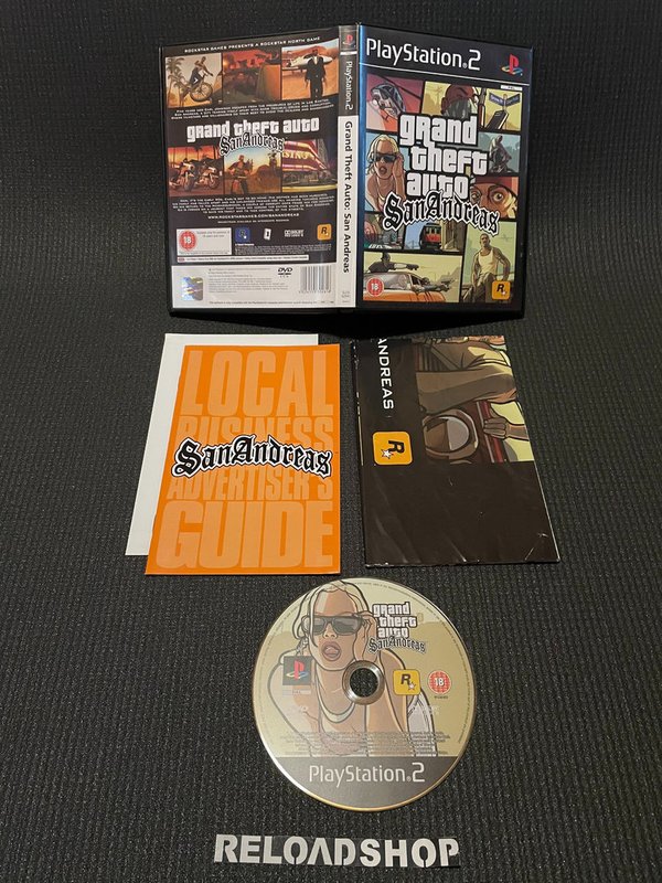 Grand Theft Auto San Andreas PS2 (käytetty) CiB