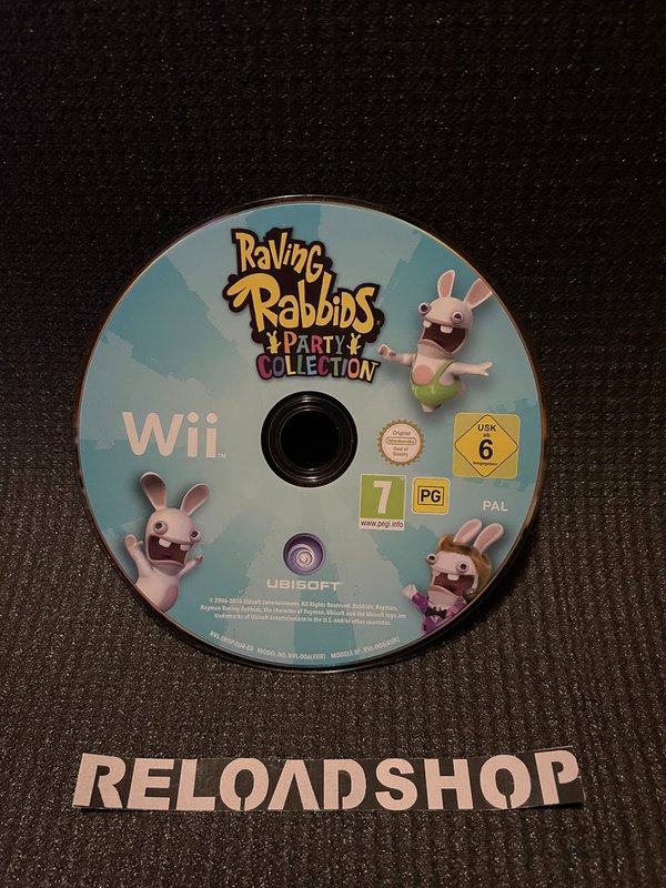 Raving Rabbids Party Collection - Disc Wii (käytetty)