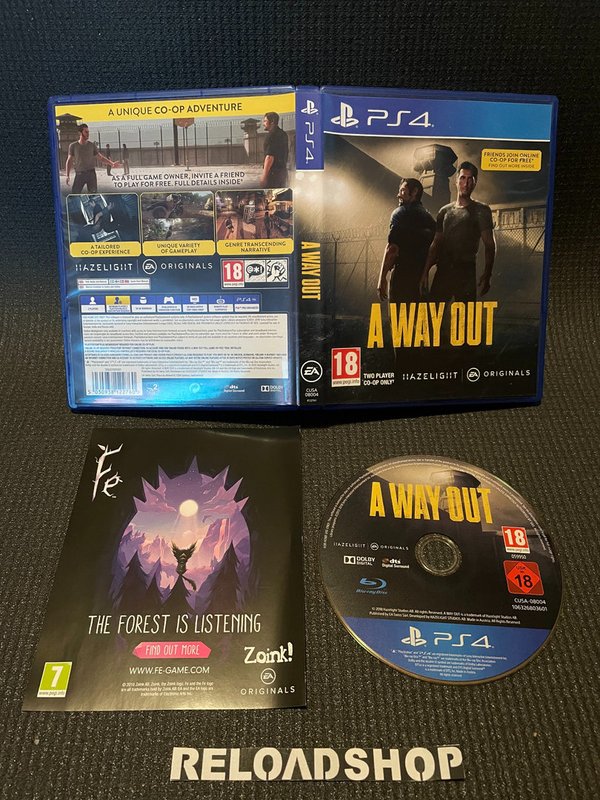 A Way Out - Nordic PS4 (käytetty) - CiB