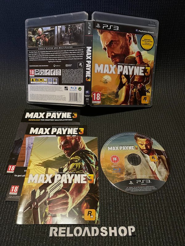 Max Payne 3 PS3 (käytetty) CiB