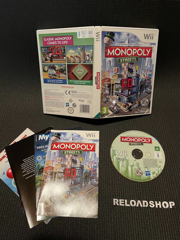 Monopoly Streets Wii (käytetty) CiB