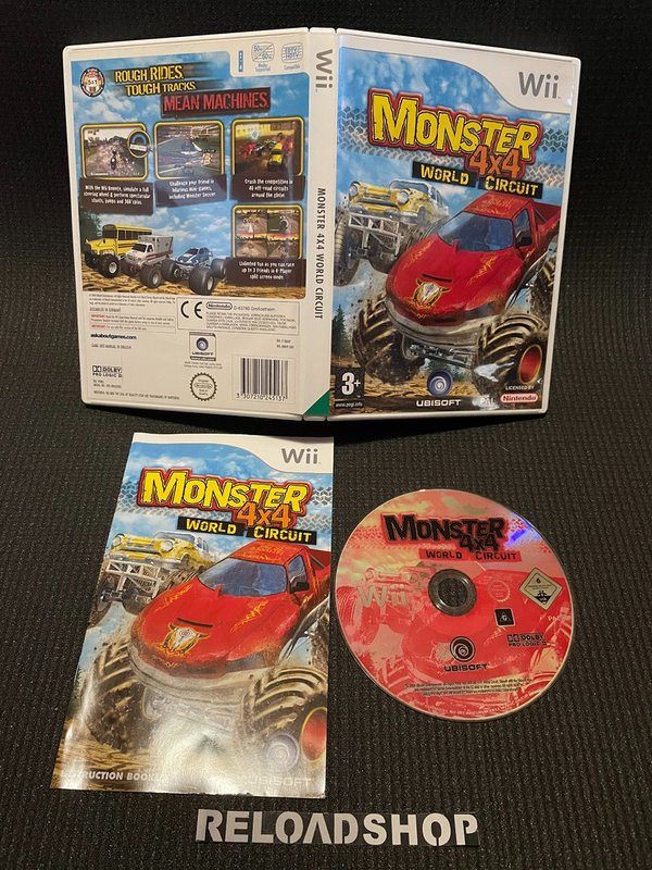 Monster 4X4 World Circuit Wii (käytetty) CIB