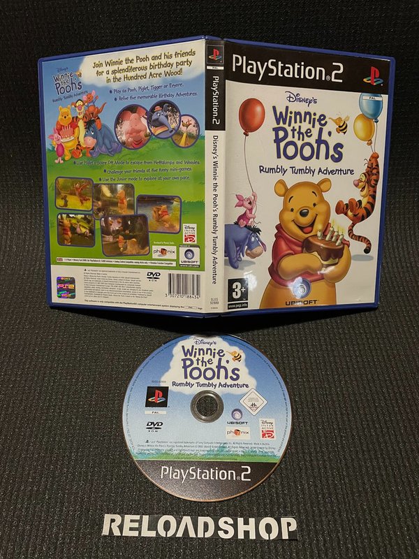 Disney's Winnie The Pooh's Rumbly Tumbly Adventure PS2 (käytetty)