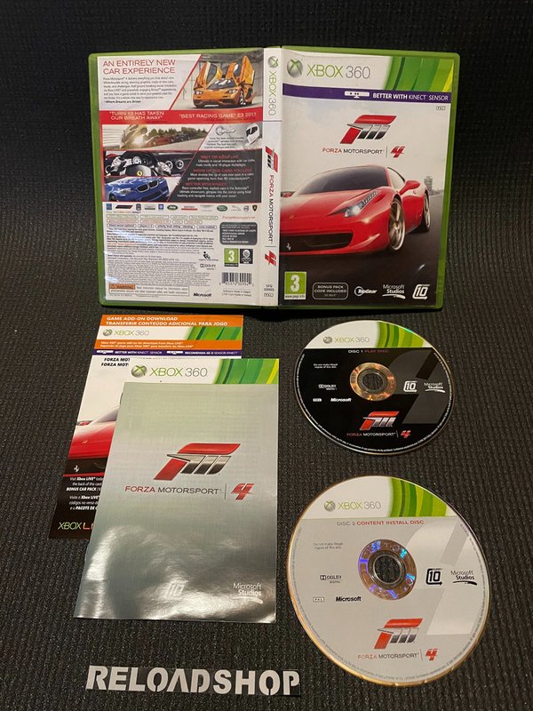 Forza Motorsport 4 Xbox 360 (käytetty) CiB