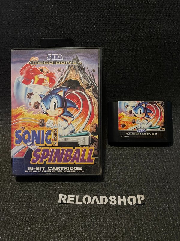 Sonic the Hedgehog Spinball SEGA Mega Drive (käytetty)