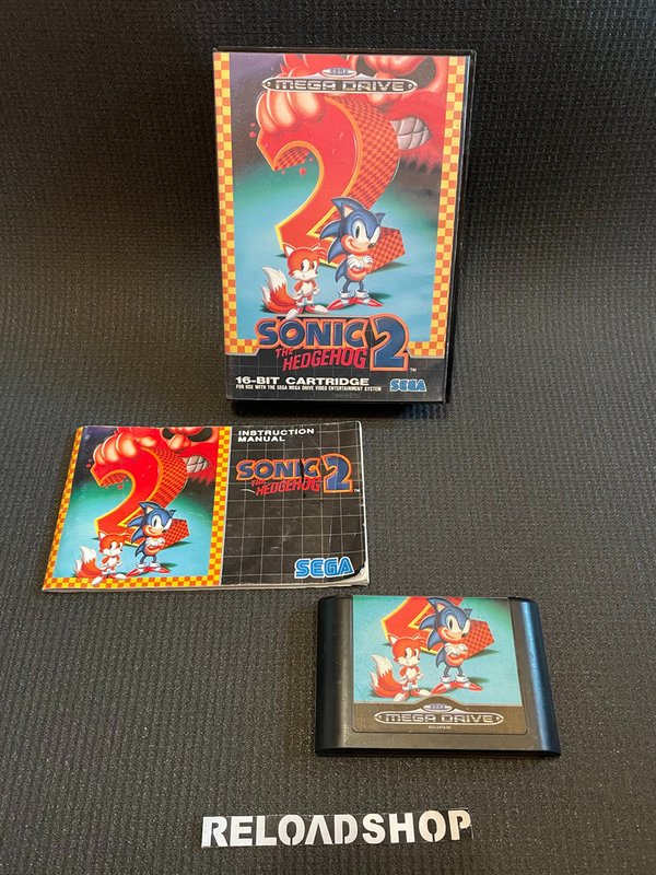 Sonic The Hedgehog 2 SEGA Mega Drive (käytetty) CiB