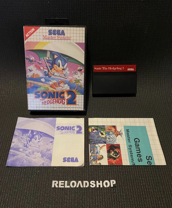 Sonic The Hedgehog 2 SEGA Master System (käytetty) CiB