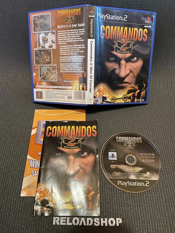 Commandos 2: Men of Courage PS2 (käytetty) CiB
