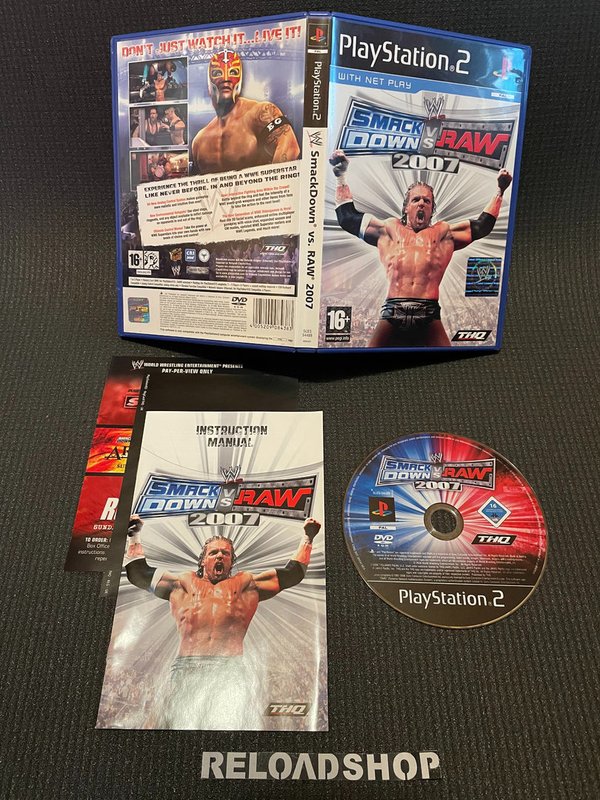 WWE Smackdown vs Raw 2007 PS2 (käytetty) CiB