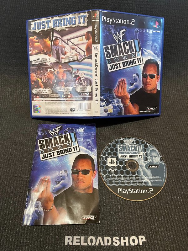 WWE SmackDown! Just Bring It PS2 (käytetty) CiB