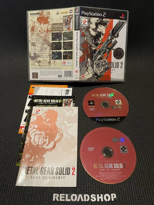 Metal Gear Solid 2: Sons Of Liberty PS2 (käytetty) CiB