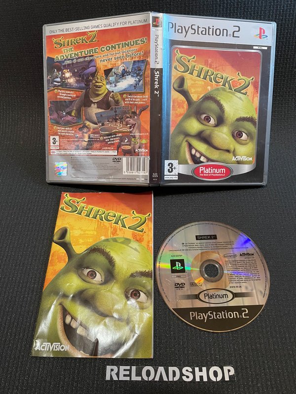 Shrek 2 Platinum PS2 (käytetty) CiB