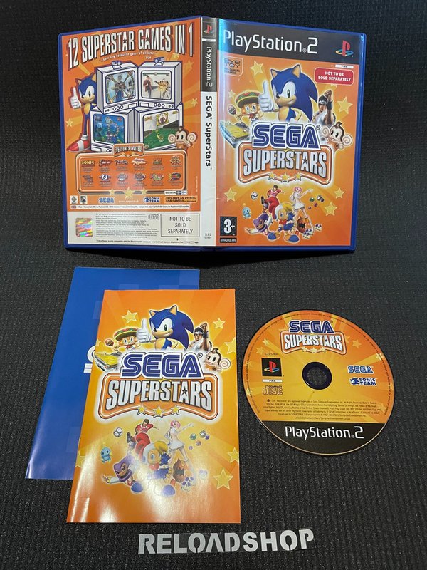 Sega Superstars PS2 (käytetty) CiB