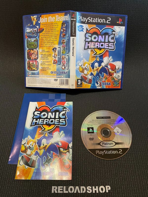 Sonic Heroes PS2 (käytetty) CiB