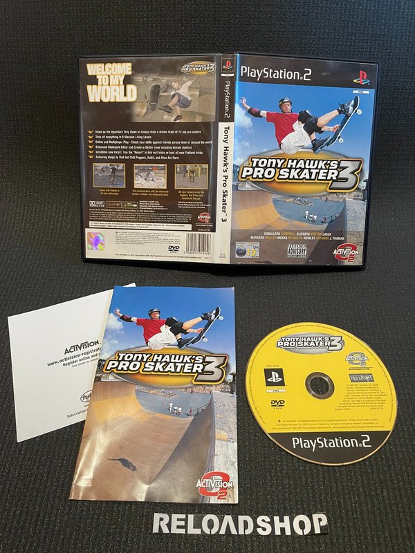 Tony Hawk's Pro Skater 3 PS2 (käytetty) CiB