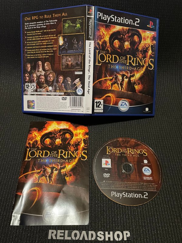 The Lord of the Rings The Third Age PS2 (käytetty) CiB