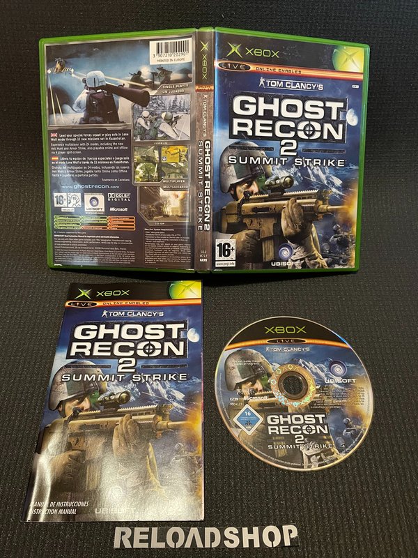 Tom Clancy's Ghost Recon 2 Summit Strike Xbox (käytetty) CiB